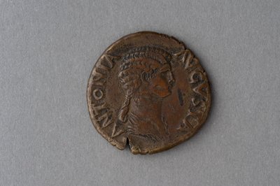 As munt van Antonia (brons) door Roman